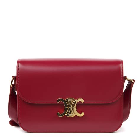 celine bag red|celine triomphe bags for sale.